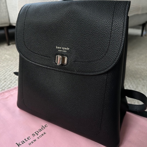 kate spade Handbags - Black leather backpack